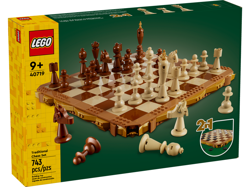 Lego Traditional Chess Set 743 pieces (British brand)