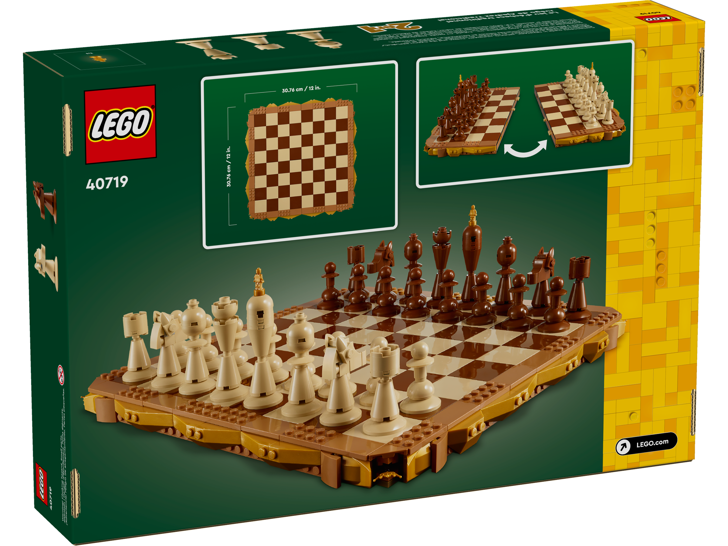 Lego Traditional Chess Set 743 pieces (British brand)
