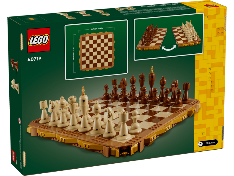 Lego Traditional Chess Set 743 pieces (British brand)