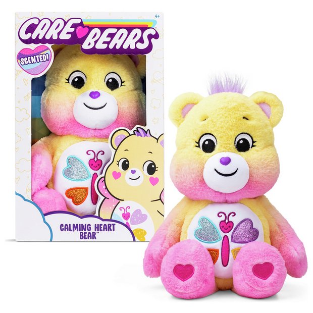 Care Bears Calming Heart Bear plush toy 35cm, imported from the UK