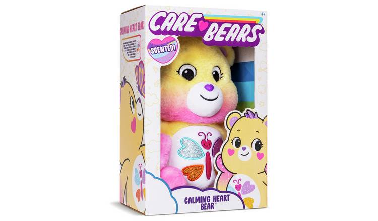 Care Bears Calming Heart Bear plush toy 35cm, imported from the UK