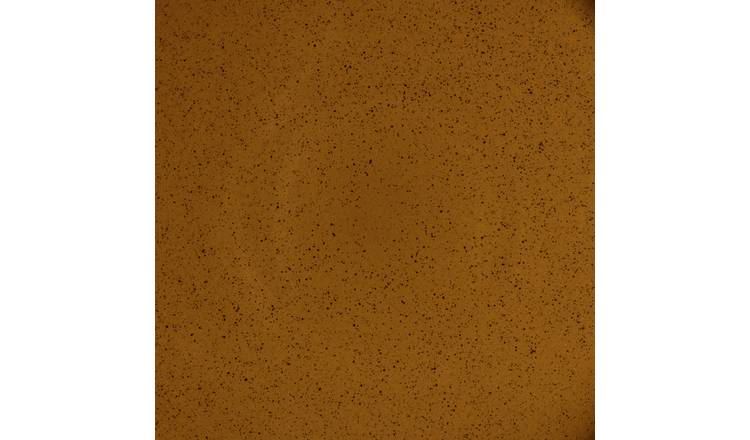Habitat stoneware dinner set with caramel glaze and raw edge - British product