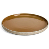 Habitat stoneware dinner set with caramel glaze and raw edge - British product