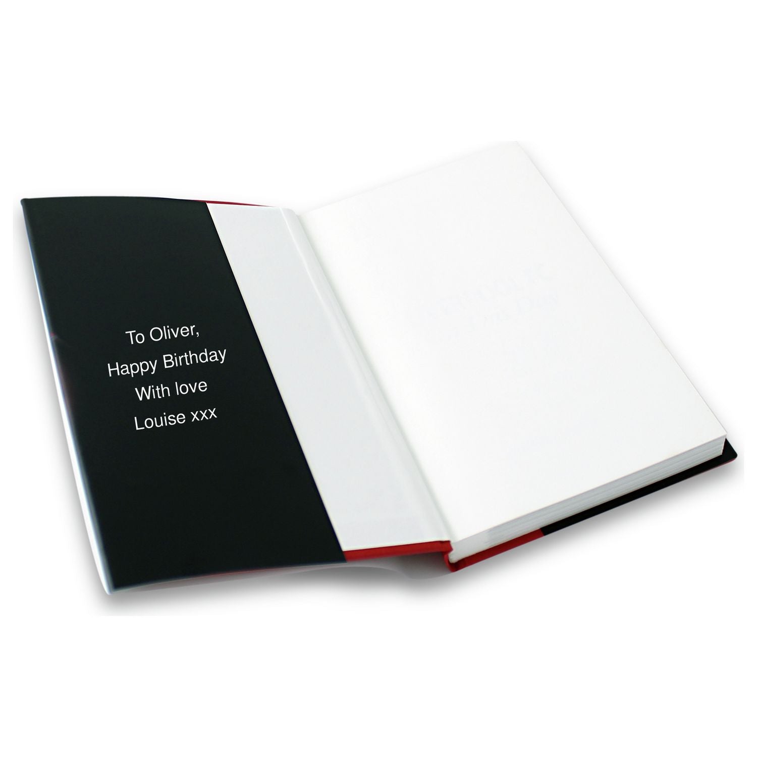 Manchester United On This Day personalised book (British brand)