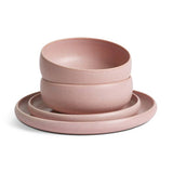 Habitat pink 12-piece dinner set, imported from the UK