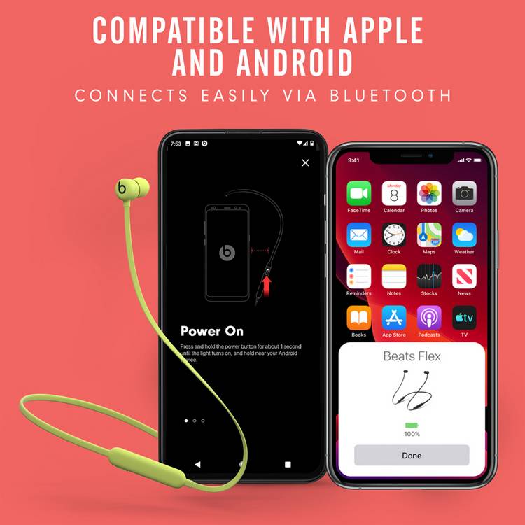 Beats Flex wireless earbuds black, UK version
