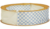 Chad Valley blue ball pit with carry bag, imported from the UK