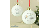 Personalised Message The Snowman Adventure Christmas Bauble GOODS Argos