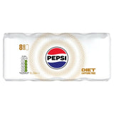 Pepsi Diet Caffeine Free   8 x 330ml GOODS M&S   