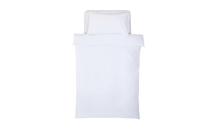 Silentnight bedding set plain white single, UK version