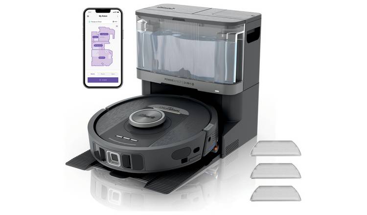 Shark PowerDetect robot vacuum and mop 2-in-1, UK version