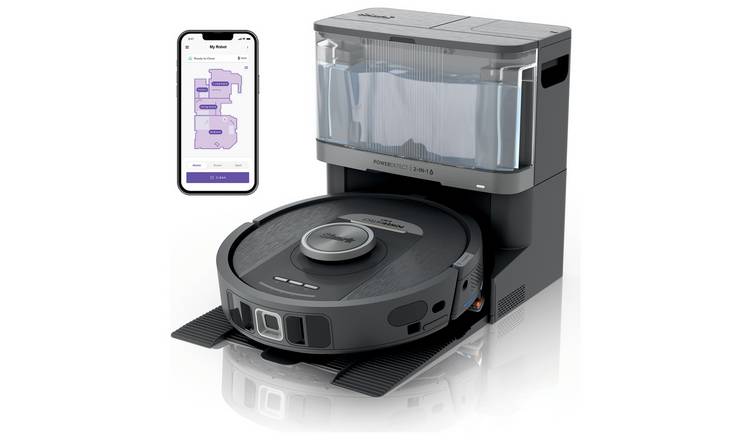 Shark PowerDetect robot vacuum and mop 2-in-1, UK version