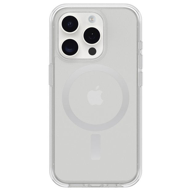 OtterBox Symmetry clear MagSafe iPhone 15 Pro case, UK version