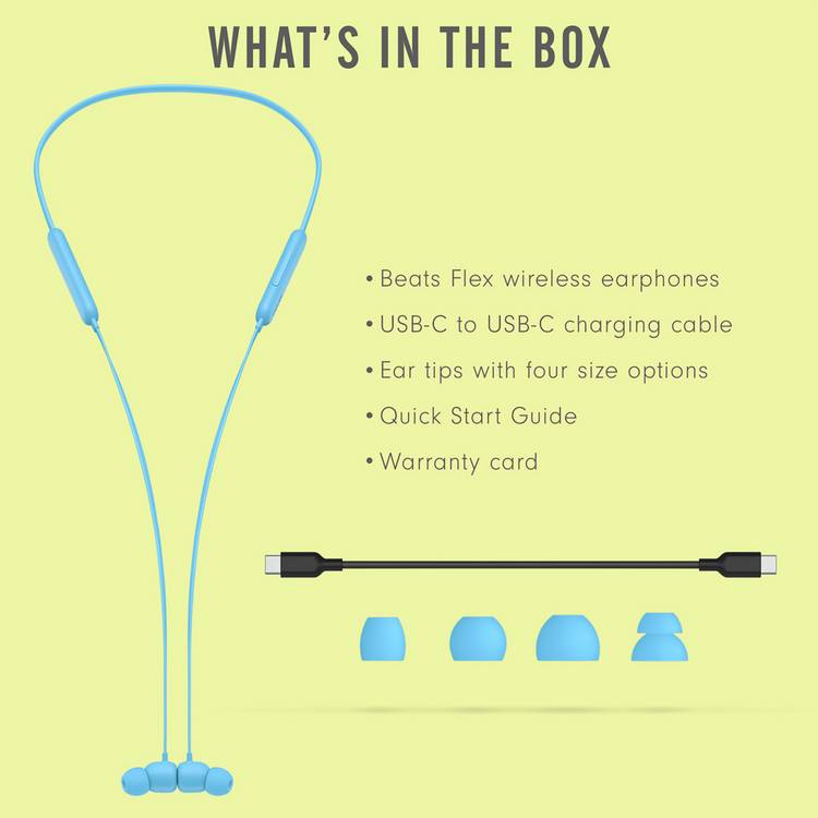 Beats Flex wireless earbuds blue, UK version