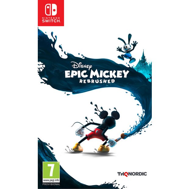 Disney Epic Mickey Rebrushed Nintendo Switch game, UK version