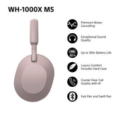 Sony WH1000XM5 wireless headphones pink, imported from the UK