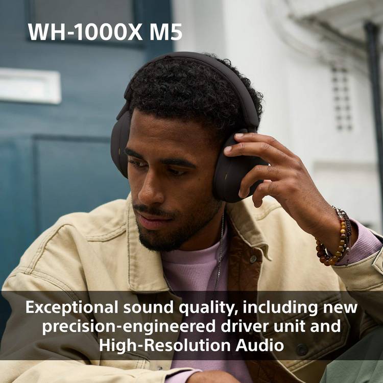 Sony WH1000XM5 wireless headphones pink, imported from the UK