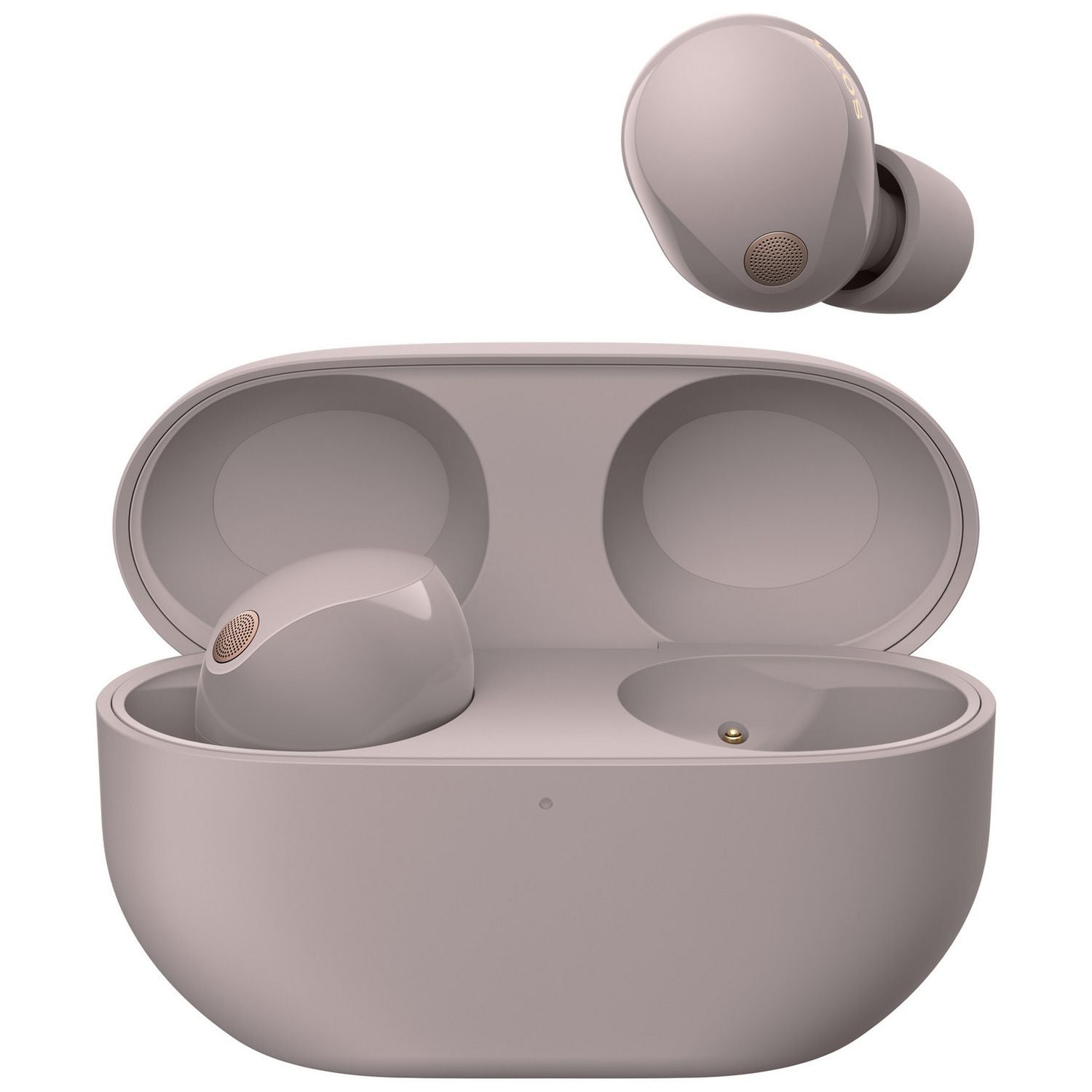 Sony WF1000XM5 true wireless earbuds in pink, imported from the UK