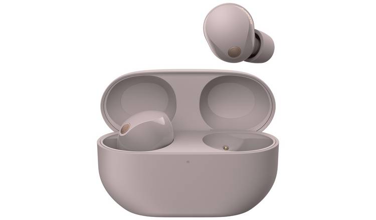 Sony WF1000XM5 true wireless earbuds in pink, imported from the UK