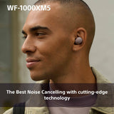 Sony WF1000XM5 true wireless earbuds in pink, imported from the UK