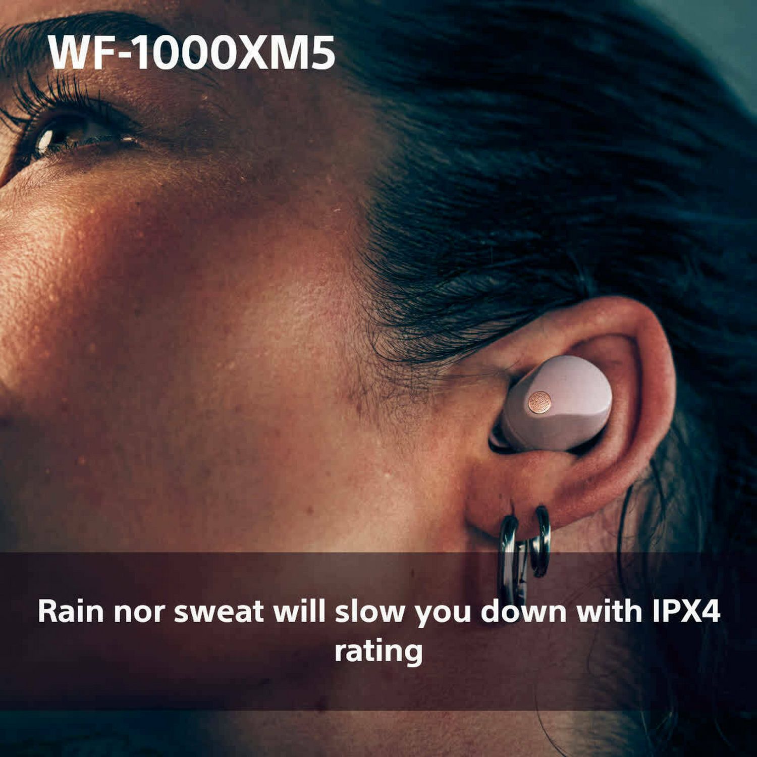 Sony WF1000XM5 true wireless earbuds in pink, imported from the UK