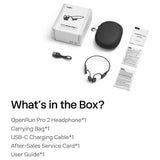 Shokz OpenRun Pro 2 wireless headphones black, UK version