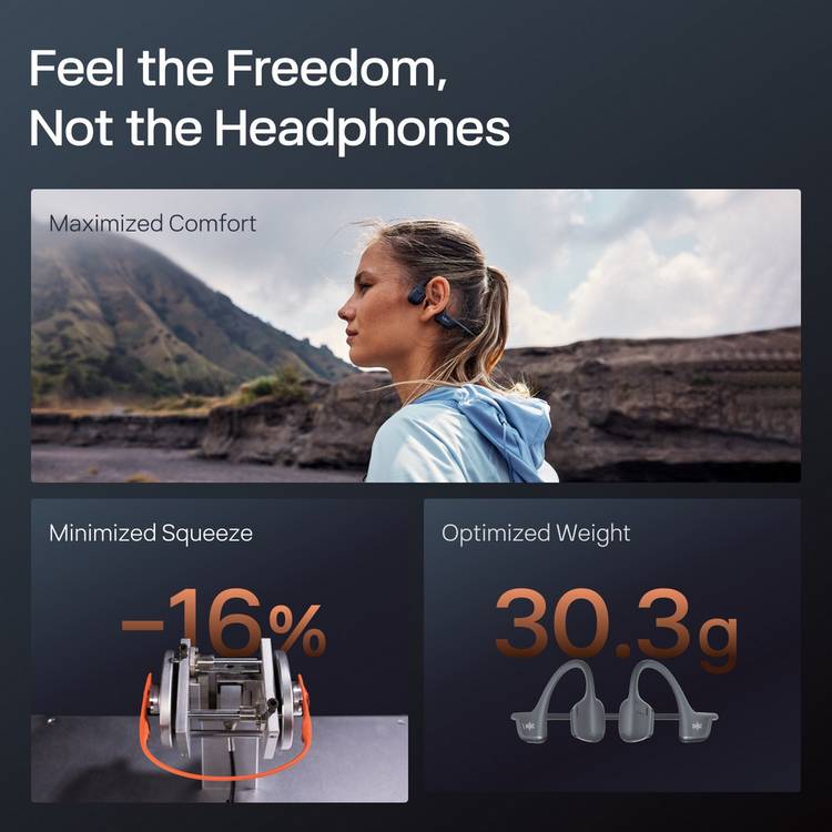 Shokz OpenRun Pro 2 wireless headphones black, UK version