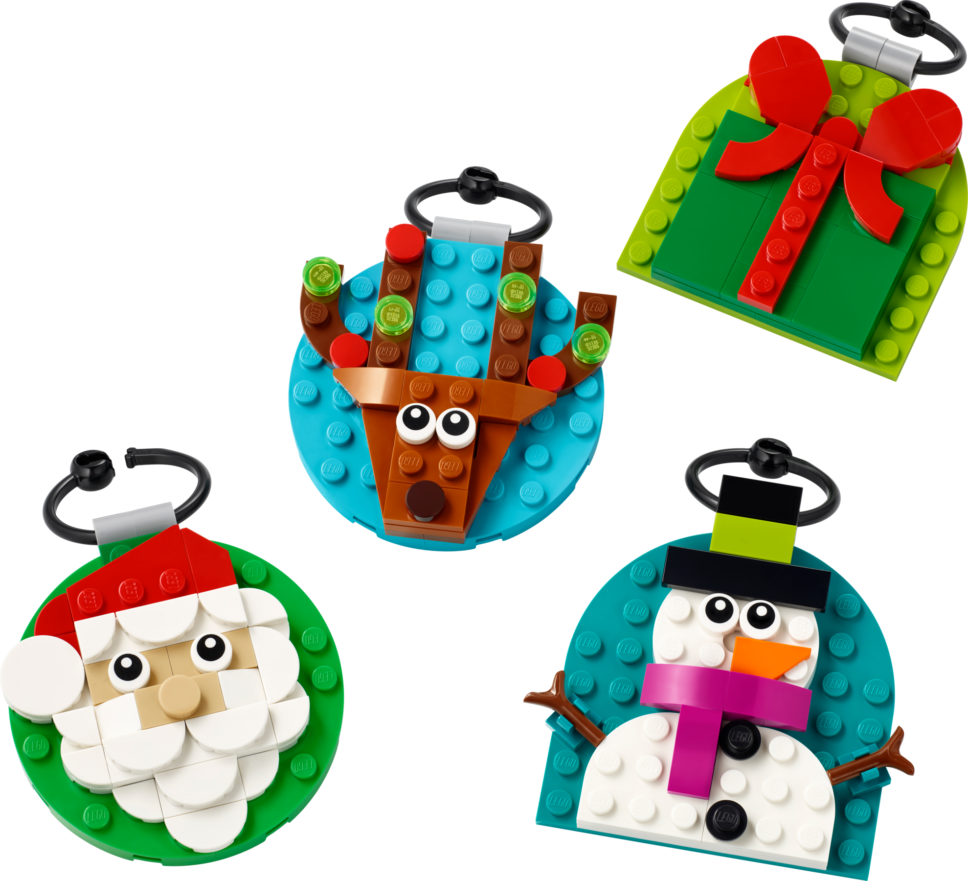 LEGO Christmas Ornament Selection 153 pcs Hanging Decorations - British product