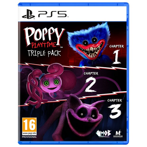 Poppy Playtime triple pack PS5 game - British product
