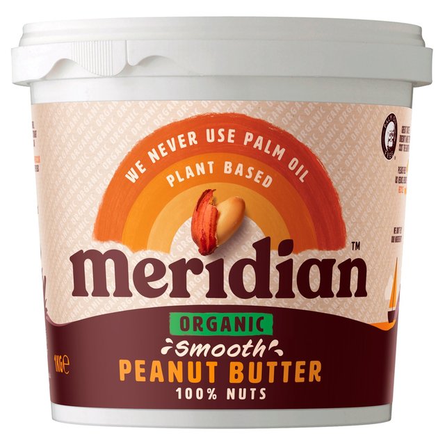 Meridian Organic Smooth Peanut Butter 100% Nuts   1000g