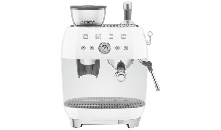 Smeg espresso coffee machine with grinder white, imported from the UK