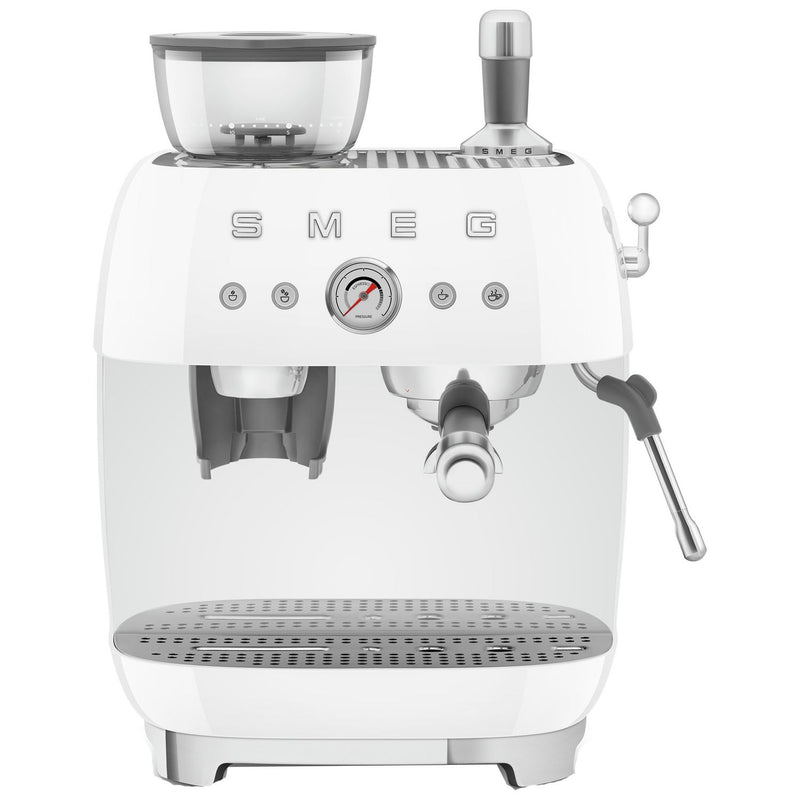 Smeg espresso coffee machine with grinder white, imported from the UK
