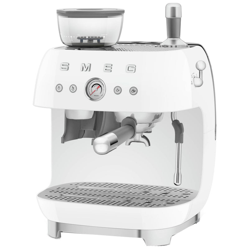 Smeg espresso coffee machine with grinder white, imported from the UK