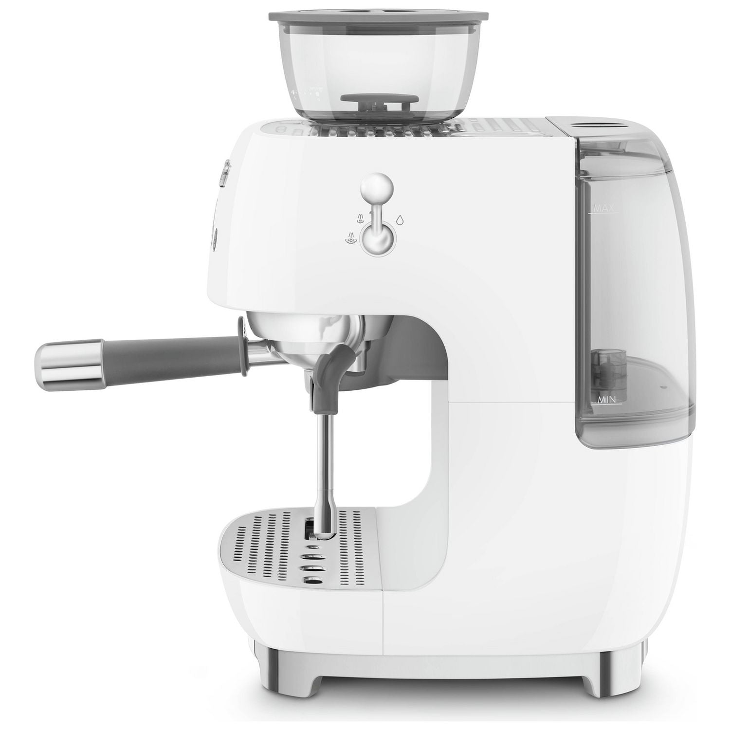 Smeg espresso coffee machine with grinder white, imported from the UK