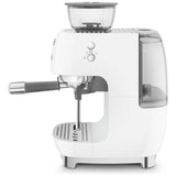 Smeg espresso coffee machine with grinder white, imported from the UK