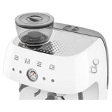 Smeg espresso coffee machine with grinder white, imported from the UK