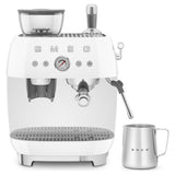 Smeg espresso coffee machine with grinder white, imported from the UK