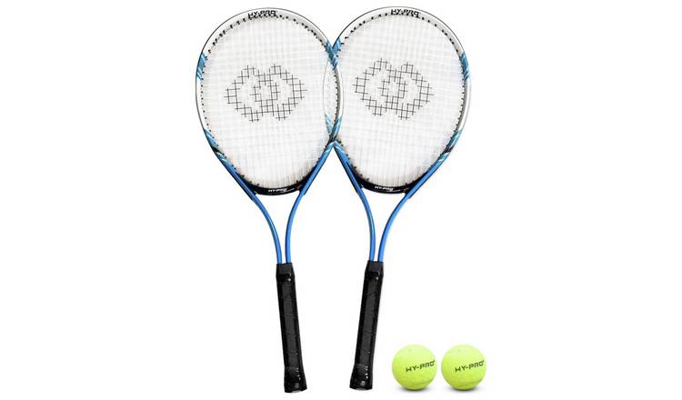 Hypro 25-inch aluminium tennis set for two players - British product