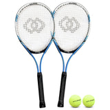 Hypro 25-inch aluminium tennis set for two players - British product