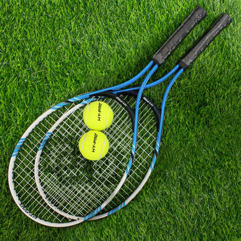 Hypro 25-inch aluminium tennis set for two players - British product