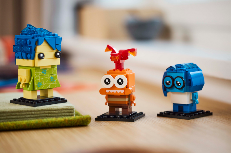 LEGO BrickHeadz Joy Sadness Anxiety 300 Pieces, UK version