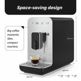 Smeg Bean to Cup Coffee Machine BCC12BLMUK, UK version