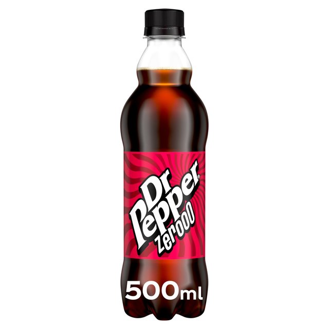 Dr Pepper Zero   12 x 500ml GOODS M&S   