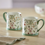 Argos Home floral fine china tankard 2 piece set, UK version
