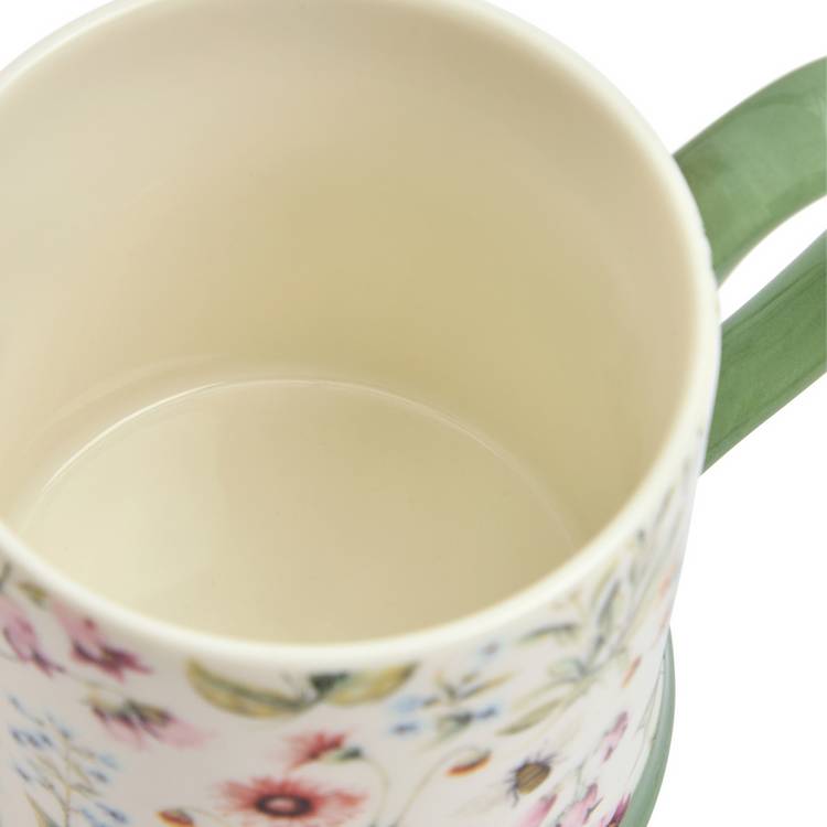 Argos Home floral fine china tankard 2 piece set, UK version