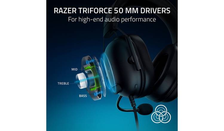 Razer BlackShark V2 X gaming headset, imported from the UK