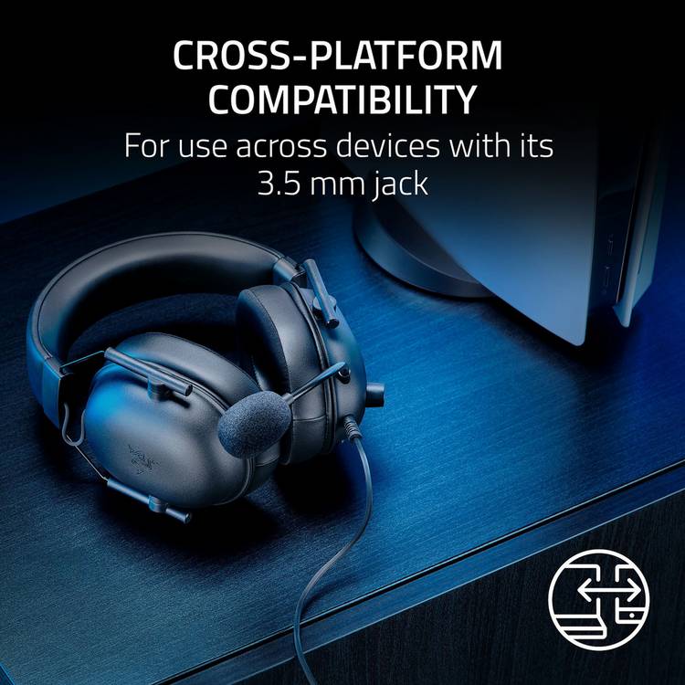Razer BlackShark V2 X gaming headset, imported from the UK