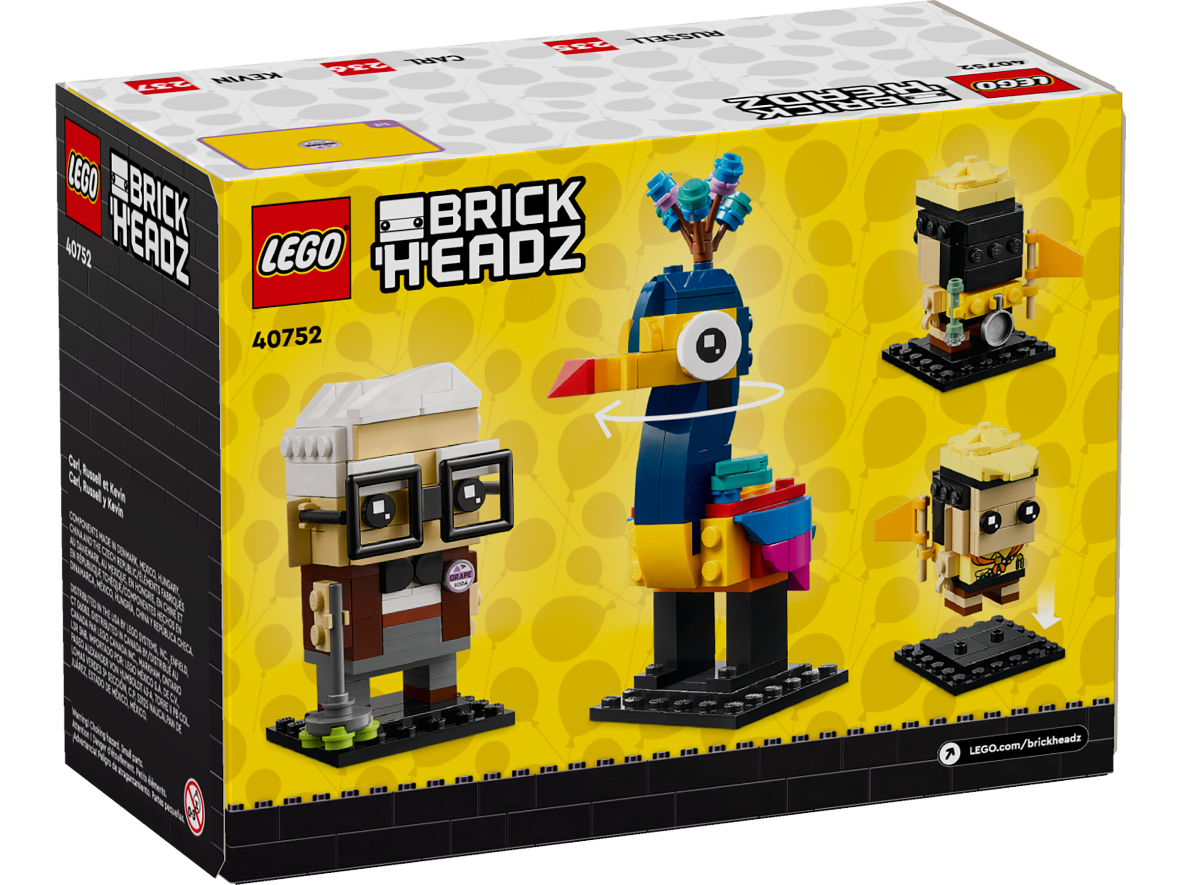 LEGO BrickHeadz Disney Pixar Up 308-piece set - British product