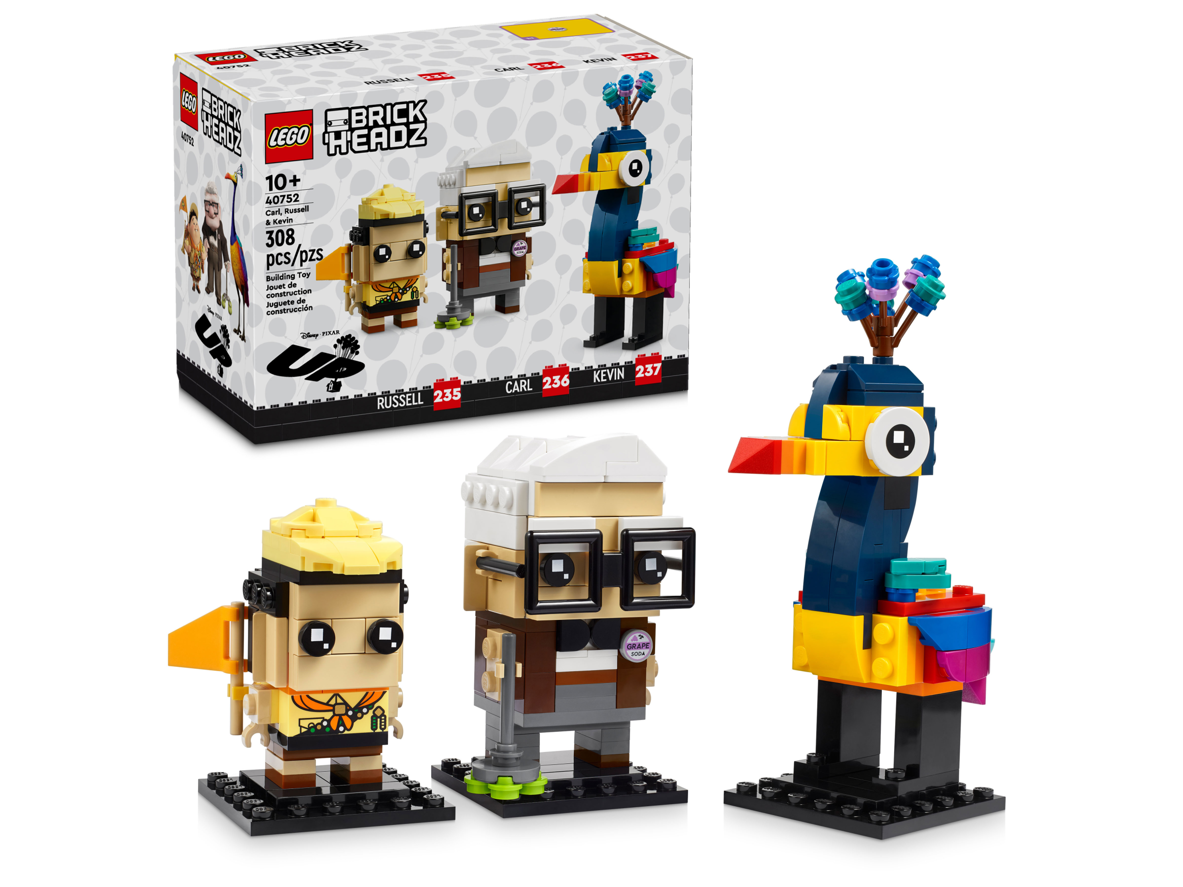 LEGO BrickHeadz Disney Pixar Up 308-piece set - British product