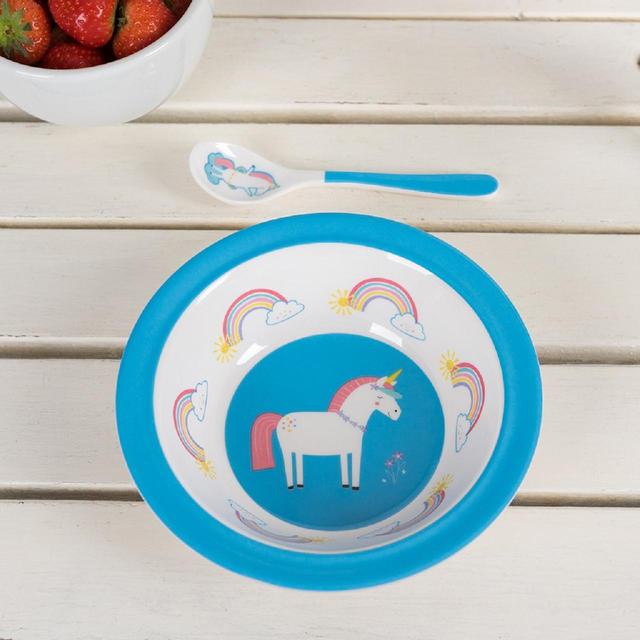 REX London Unicorn Melamine Bowl GOODS M&S   